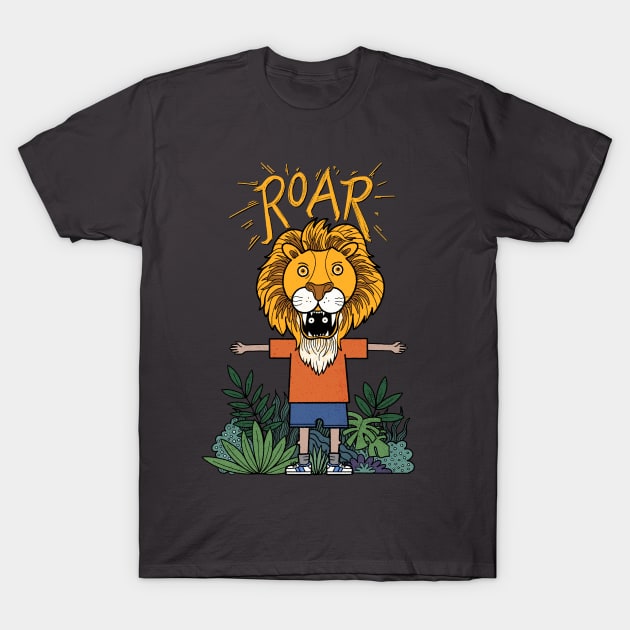 Lion Boy Roar! T-Shirt by RGB Ginger